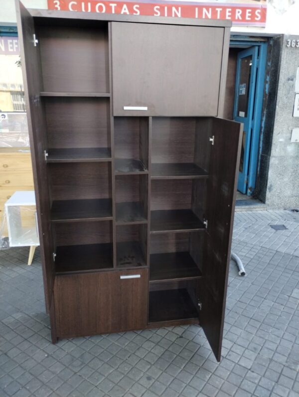 D_991274-MLA54125973779_032023-F.jpg Modular Cristalero Living Comedor Melamina. 1.00 Mt Toledo