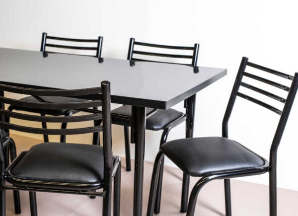 Combo Juego Cocina Mesa + 6 Sillas Mediterraneo Caño Mod. 5