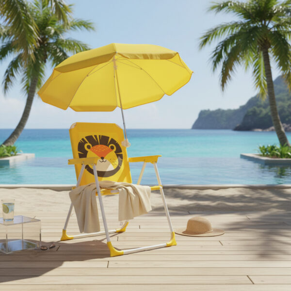D_994625-MLA100387125489_122025-F.jpg Sillon Reposera Infantil Con Sombrilla. Varios Colores