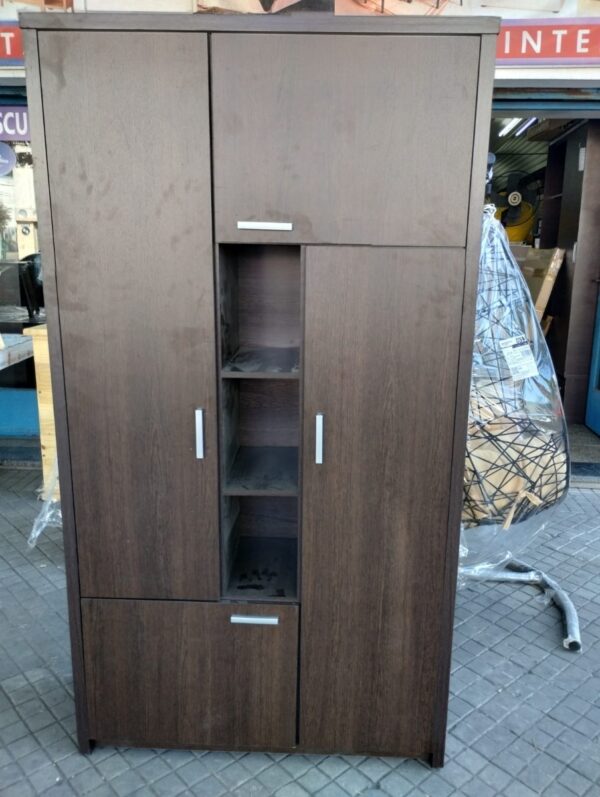 D_998118-MLA54126198176_032023-F.jpg Modular Cristalero Living Comedor Melamina. 1.00 Mt Toledo