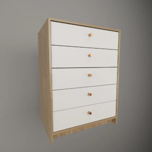 D_999622-MLA89664668214_082025-F.jpg Chifonier Cajonera 5 Cajones 0.64 Table's Cod. 6058 Olmo Eve