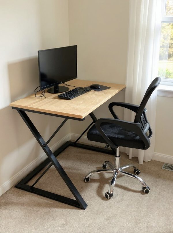 Dlf Sillon Escritorio Con Rueda- Base Cromada Con Negro Tms8