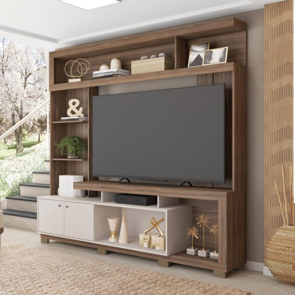 Rack Centro De Entretenimiento Formosa Linea Caemmun 2.10 Mt