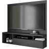 Panel Para Tv De Hasta 55 Pulgadas Brasil 1 Puerta Negro