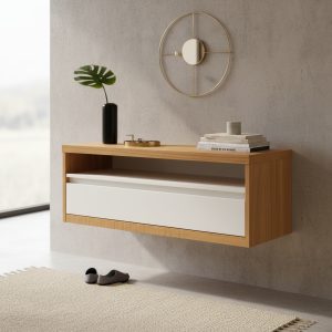 D_758965-MLA105412653916_012026-F.jpg Recibidor Flotante Arkos. 1 Cajon- 104-35-30. Paraiso Blanco