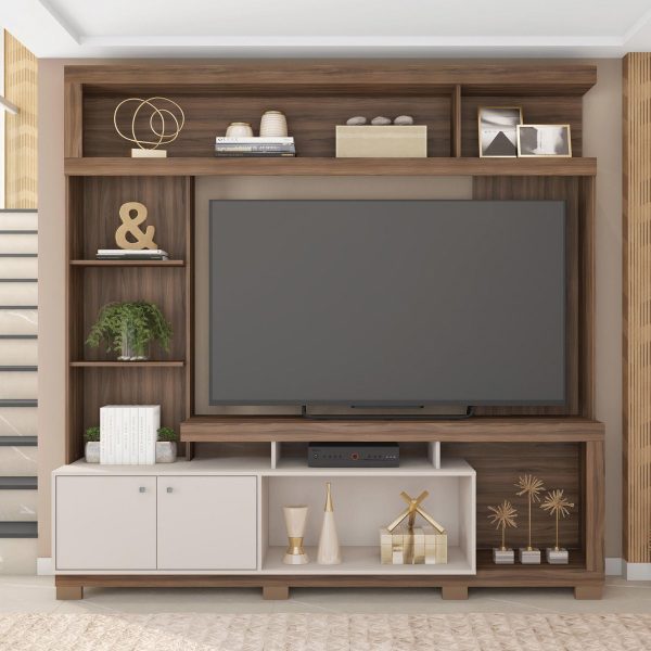 Rack Centro De Entretenimiento Formosa Linea Caemmun 2.10 Mt