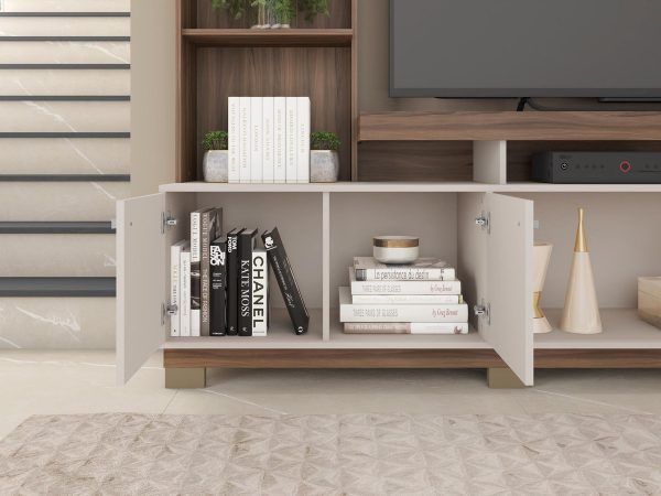 Rack Centro De Entretenimiento Formosa Linea Caemmun 2.10 Mt