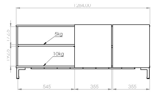 D_601822-MLU76090468596_052024-F.jpg Mueble De Tv Rack Para Tv Led Tele Televisor Hasta 55'' Con 2 Puertas 2 Estantes Melamina 130cm Color Roble Natural Moderno Linea Oslo Ros130 Dielfe