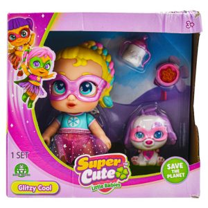 Super Cutes Regi Glitzy Cool Mascota 12cm Famosa Cd