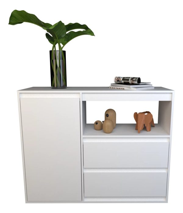 Bahiut Vajillero Rack 2 Cajones, 1 Puerta. Cod. 4025 Tables