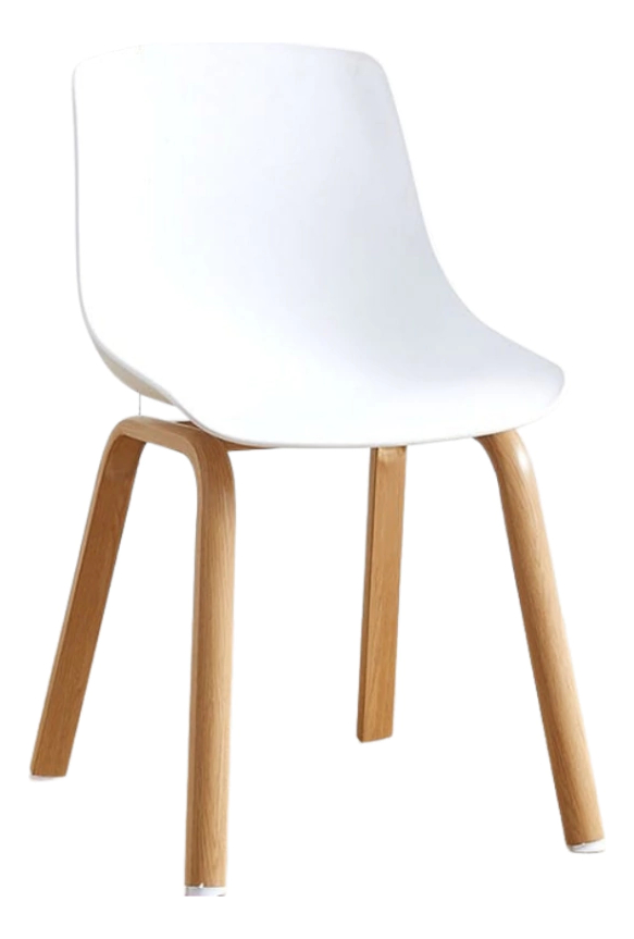 Juego De 4 Sillas Cocina Comedor Italy Pata Metálica Blanco