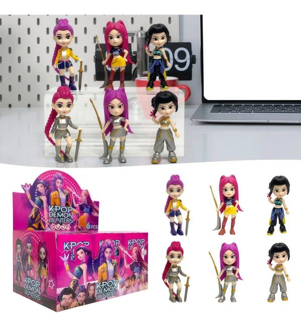 Muñeca De Figura De Kpop Demon Hunters (rumi Mira Zoey) 6pzs