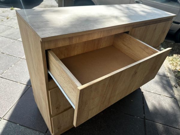 D_674800-MLA106920919647_022026-F.jpg Comoda Chiffonier 6 Cajones 1.14 X 86 X 38- Melamina