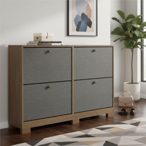 D_684056-MLA99469977566_112025-F.jpg Zapatero Santos Andirá Versátil Jatobá/grafito 4 Puertas Jatoba/grafito