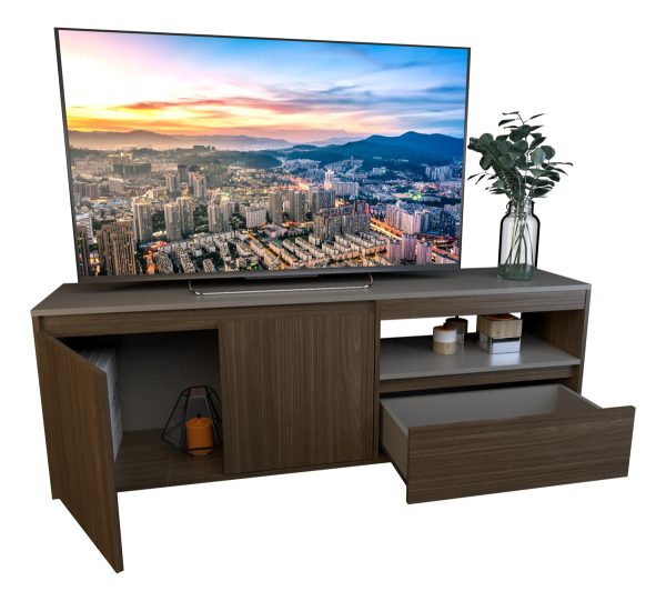 Rack Bahiut Para Tv 2 Puertas, 1 Cajon. Cod. 4027 Tables