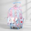 Mochila Chimola Carro 18 Pulgadas My Friends Strawberry Sky Floreado