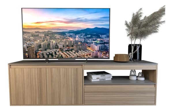 Rack Bahiut Para Tv 2 Puertas, 1 Cajon. Cod. 4028 Tables