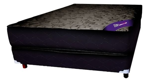 D_707797-MLA99945688085_112025-F.jpg Sommier Colchón Sleepy Espuma Gris 2 Plazas 140x190 24kg/m³ Matelasse Gris Claro