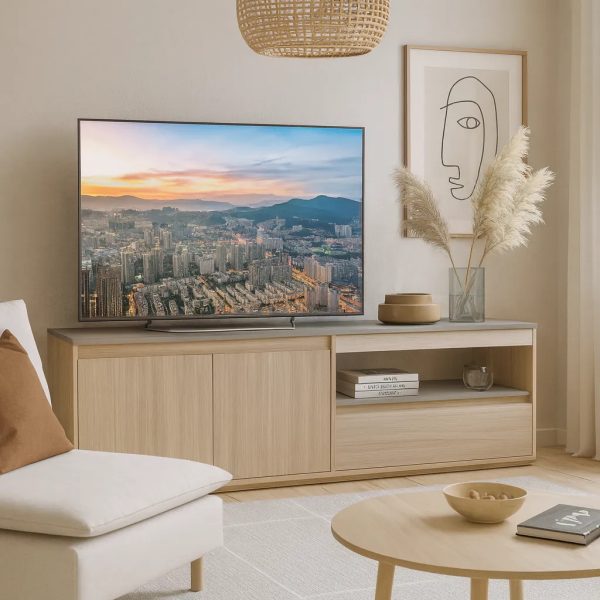 Rack Bahiut Para Tv 2 Puertas, 1 Cajon. Cod. 4028 Tables