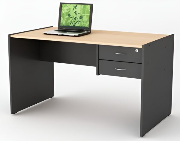 D_722950-MLA96084695991_102025-F.jpg Escritorio Piro 911 Melamina De 1300mm X 750mm X 724mm Negro Haya