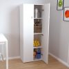Despensero Cocina Dos Puertas Alacena Organizador 2 Estantes Regulables Blanco Melamina Resistente Multiuso Guardado Hogar Comedor Moderna Fácil Limpieza Kit Antivuelco D060 Dielfe