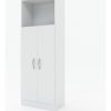 Mueble Despensero Organizador Multiuso 2 Puertas Estantes Color Blanco