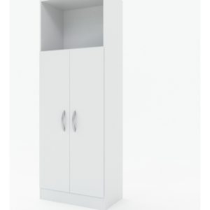 D_744923-MLA99987366995_112025-F.jpg Mueble Despensero Organizador Multiuso 2 Puertas Estantes Color Blanco