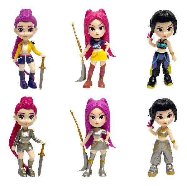 Muñeca De Figura De Kpop Demon Hunters (rumi Mira Zoey) 6pzs