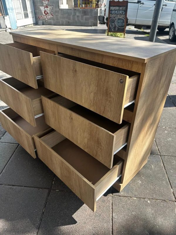 D_771825-MLA106922697655_022026-F.jpg Comoda Chiffonier 6 Cajones 1.14 X 86 X 38- Melamina