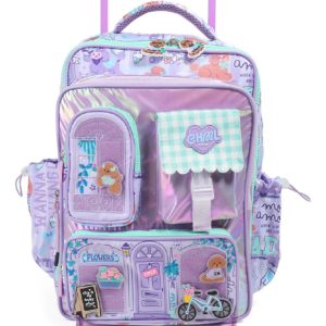 Mochila Carro My House Chimola 17 PuLG Poodle Crew Purple Personajes