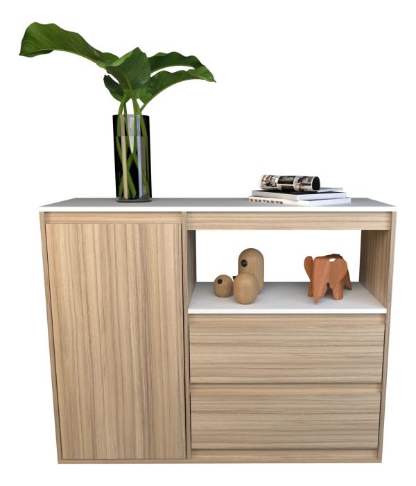 D_823973-MLA106894061134_022026-F.jpg Bahiut Vajillero Rack 2 Cajones, 1 Puerta. Cod. 4025 Tables