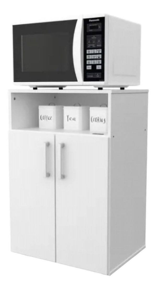 Mueble Alacena Doble Puerta Despensa Bajo Dielfe Calidad Color Blanco