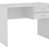 Escritorio Oficina 2 Cajones 100cm 18mm Espesor Premium 910 Blanco Piro