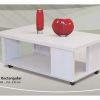 Mesa Ratona De Centro Living. Melamina. 100cm. X60 Cod. 3007