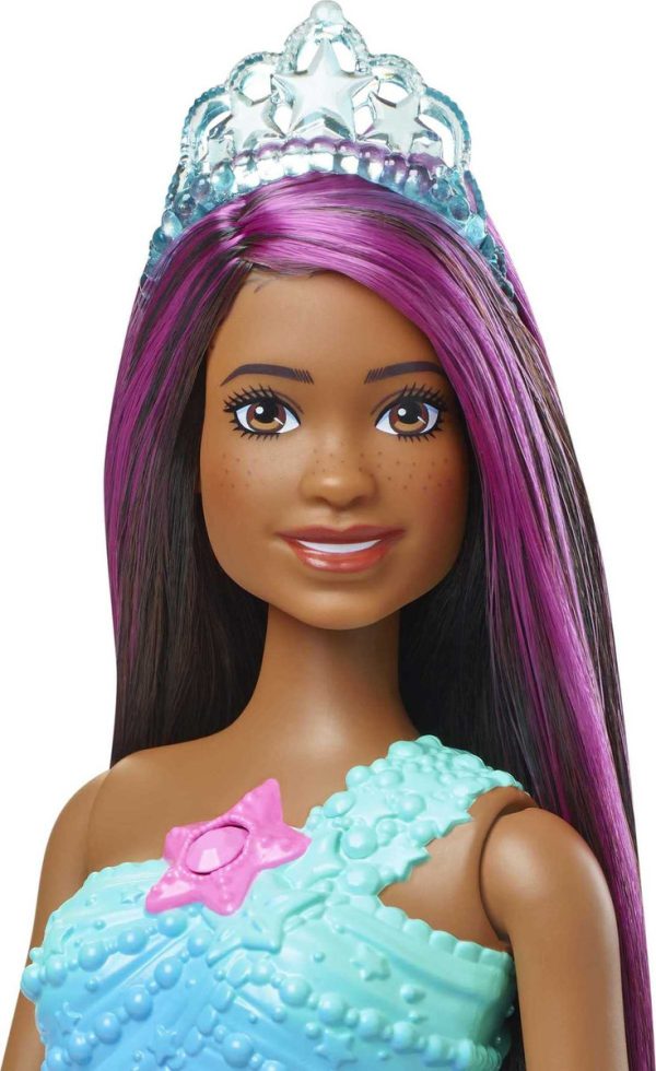 Barbie Muñeca De Sirena Con Cola Iluminada Mattel Hdj37