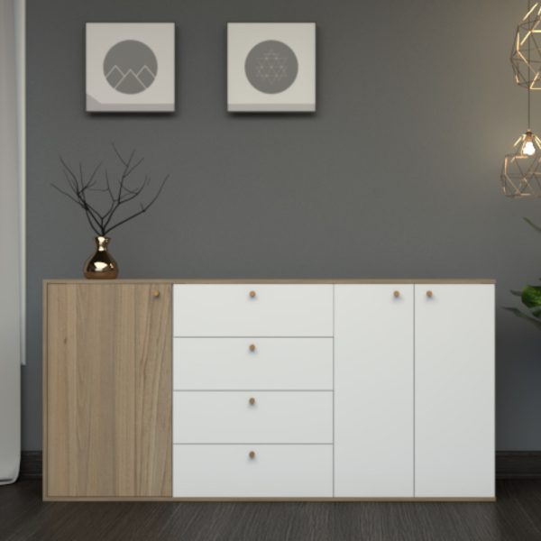 Aparador Bahiut Vajillero Nordico Moderno Home 7010 1,75m