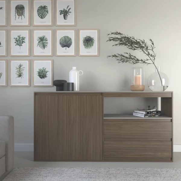 Bahiut Vajillero Rack 2 Cajones, 2 Puertas Cod. 4026 Tables