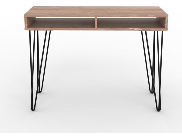 D_933952-MLA99725113360_122025-F.jpg Escritorio Industrial Oficina Hogar Habitacion Juvenil Melamina Rustico 110 Cm Con Cajones Patas Metal Negro Atakama Moderno Resistente Lie110 Dielfe