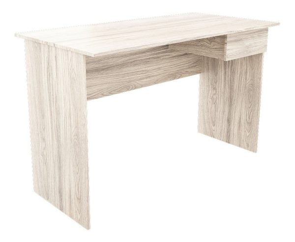 Escritorio Muebles Orlandi Con Cajón Melamina De 135cm X 75.5cm X 59.5cm Abedul