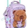 Mochila Chimola Carro 12p Capymola Jardin Bt291 Lila Floreado