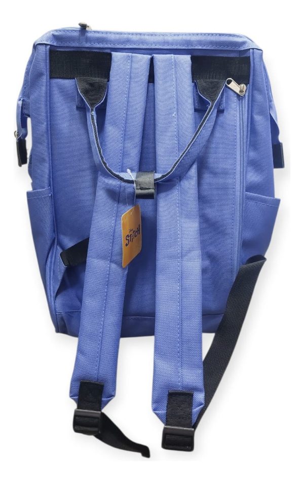 Mochila Stitch Disney Azul Boca De Pez Clandy Dls7349