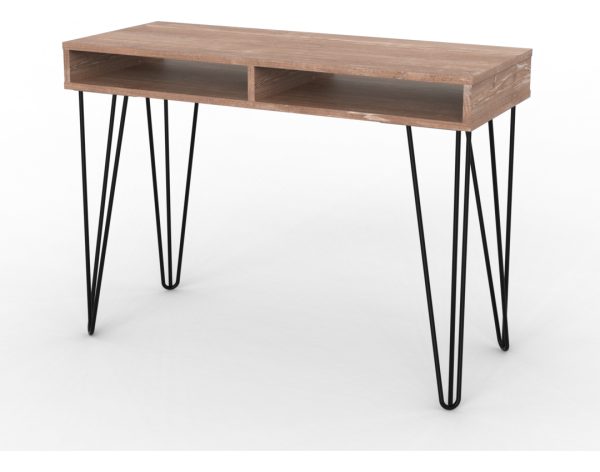 D_996670-MLA99725023526_122025-F.jpg Escritorio Industrial Oficina Hogar Habitacion Juvenil Melamina Rustico 110 Cm Con Cajones Patas Metal Negro Atakama Moderno Resistente Lie110 Dielfe