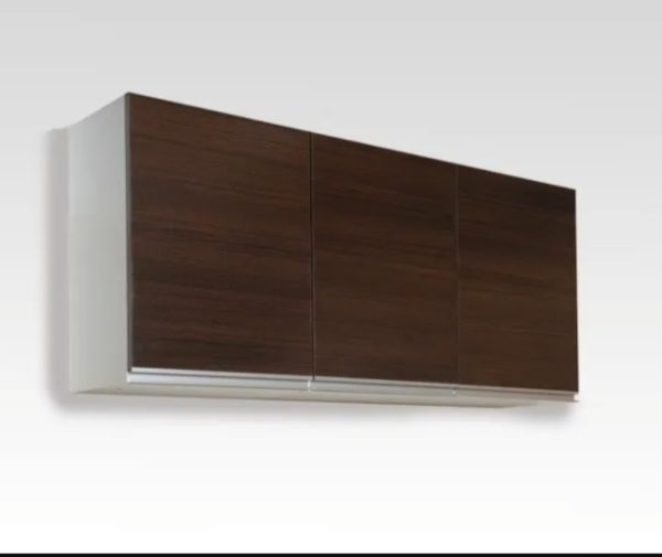 D_601528-MLA49203150467_022022-F.jpg Alacena 3 Puerta 140 X 60. Color Wenge. Perfil J De Aluminio