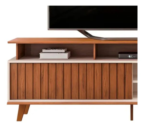 Rack Para Tv Flow, 1 Puerta Corrediza- 170 X 60- Dj Moveis