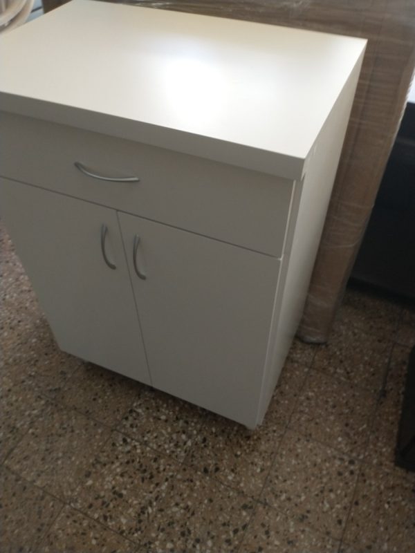 Modulo Mueble Auxiliar 1 Cajon 2 Puertas- Melamina. 85-58-40