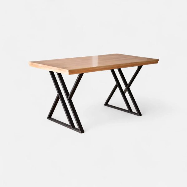 Mesa Cocina Comedor 1.40 X 80 Tapa Paraiso Base De Caño Zeta