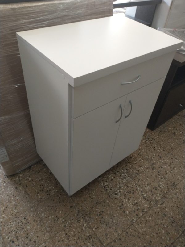 Modulo Mueble Auxiliar 1 Cajon 2 Puertas- Melamina. 85-58-40