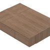 Base Box Plataforma 1.40 O 1.60 X 1.90- 4 Caj. 2 Baul- 56637