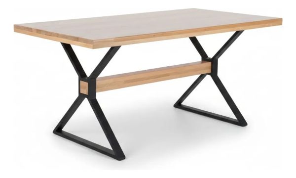 Mesa Cocina Comedor Lustrada Paraiso Base De Caño Cruz 1.60