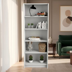 D_719318-MLA95596994085_102025-F.jpg Estanteria Biblioteca Grande Con Puertas Melamina Color Everest